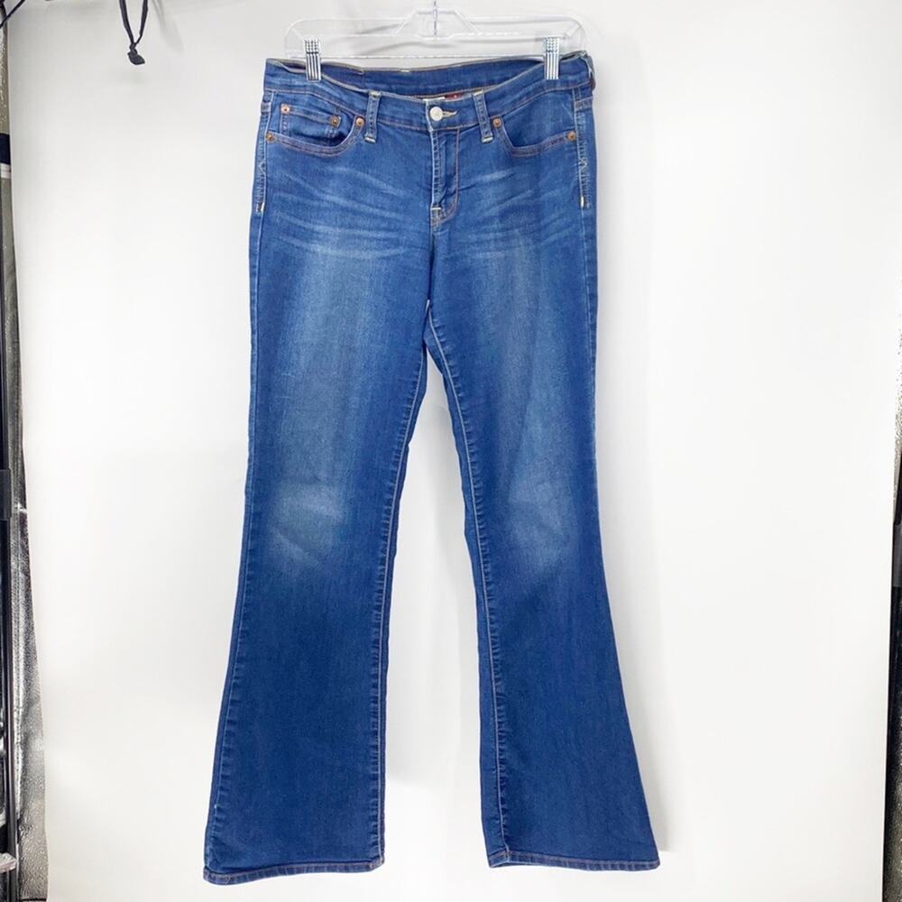 Lucky Brand mid rise flare Y2K bohemian Gypsy hippie retro jeans size 28